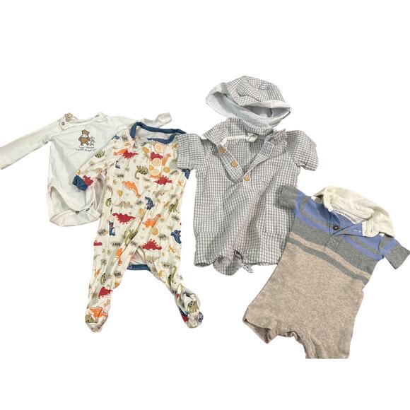 Baby boy newborn 0-3 months four piece set - Picture 1 of 4